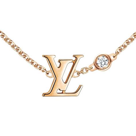 louis vuitton gold pendant|Louis Vuitton necklace with diamond.